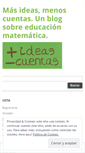 Mobile Screenshot of masideas-menoscuentas.com